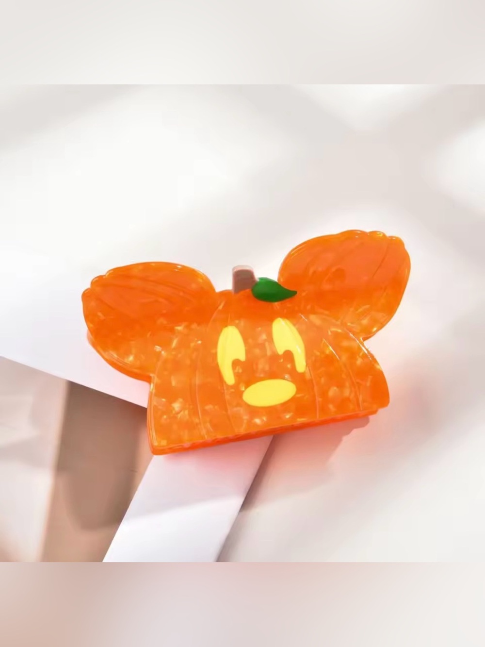Mickey Pumpkin Claw Clip